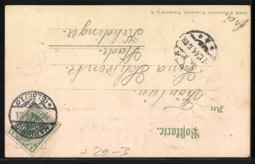 Passepartout-Lithographie Hamburg-Harburg, Gasthaus Sennhütte