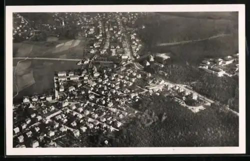 AK Dresden-Klotzsche, Alberthöhe-Schänkhübel, Teilansicht mit Strassenpartie