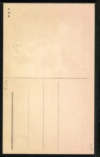 Künstler-AK Spieler versucht eine vertrackte Stellung beim Billard zu lösen