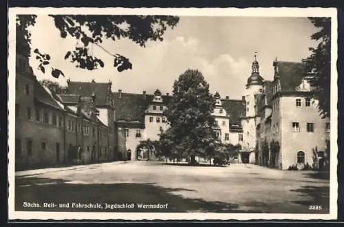 AK Wermsdorf, Sächsische Reit- und Fahrschule, Jagdschloss