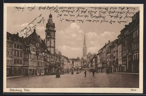 AK Altenburg /Thür., Markt