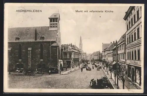 AK Aschersleben, Markt, reformierte Kirche