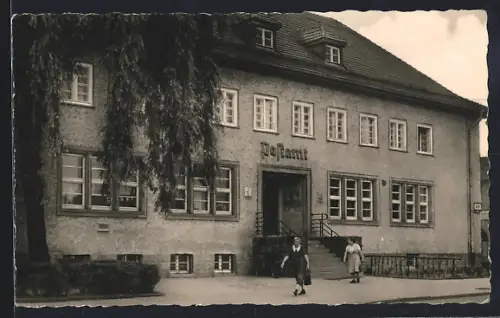 AK Aken /Elbe, Postamt