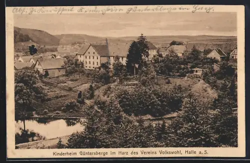 AK Güntersberge im Harz, Kinderheim des Vereins Volkswohl