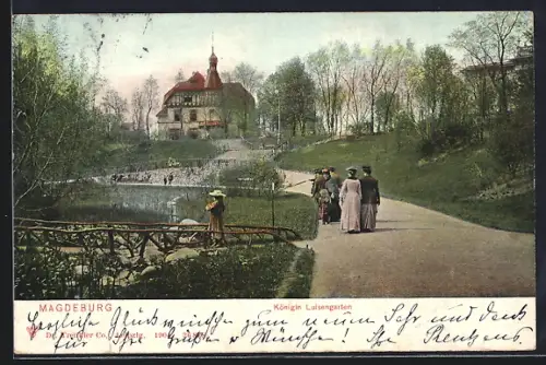 AK Magdeburg, Königin-Luisengarten