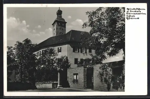 AK Gundelsheim a. Neckar, Sanatorium Schloss Horneck
