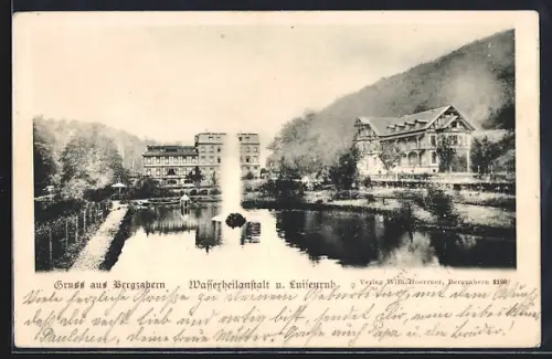 AK Bergzabern, Wasserheilanstalt, Luisenruh