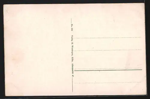 AK Köln-Neustadt, Barbarossaplatz, Hohenstaufenring, Brunnen