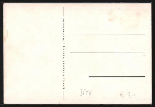 Künstler-AK Wolfenbüttel, Krambuden