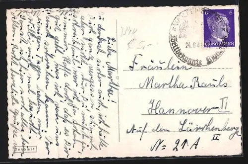 AK Wolfenbüttel, Saarplatz mit Trinitatiskirche