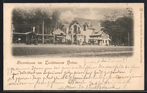 AK Wolfenbüttel, Gasthaus Sternhaus im Lechlumer Holze