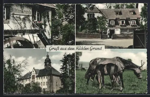 AK Hunnesrück bei Dossel, Gasthaus Waldschänke Im Kühlen Grunde, Inh. C. Brandt