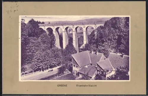 AK Greene, Eisenbahn-Viadukt