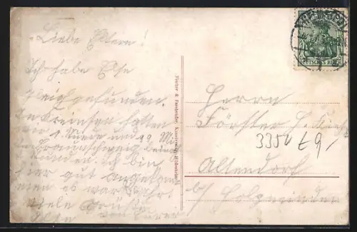 AK Kreiensen, Fachwerkhäuser, Kirche, Ortsansicht