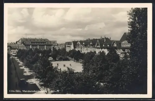 AK Köln-Sülz, Manderscheiderplatz, Schule