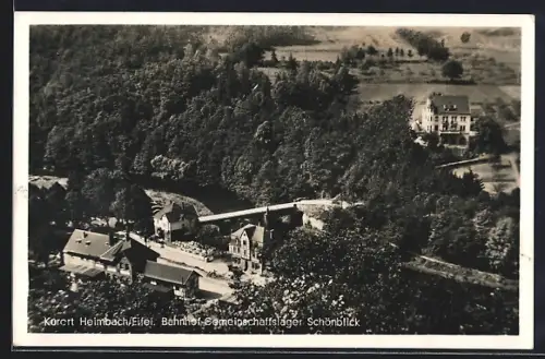 AK Heimbach /Eifel, Bahnhof, Gemeinschaftslager Schönblick