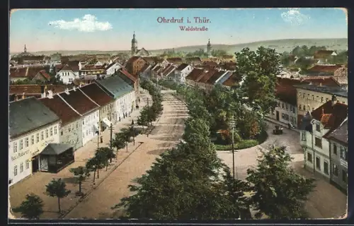 AK Ohrdruf i. Thür., Waldstrasse