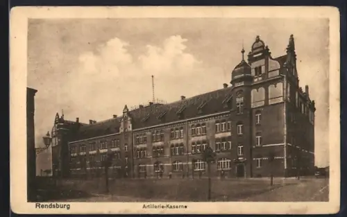 AK Rendsburg, Artillerie-Kaserne