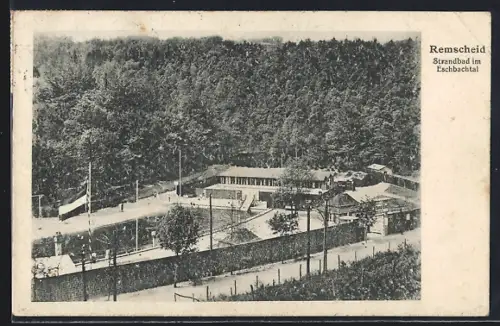 AK Remscheid, Strandbad im Eschbachtal