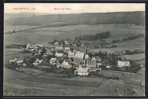 AK Hellefeld i. W., Blick vom Kehl