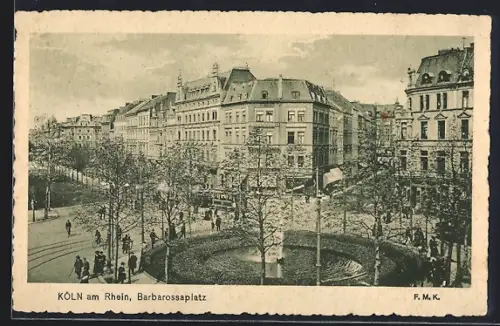 AK Köln-Neustadt, Barbarossaplatz