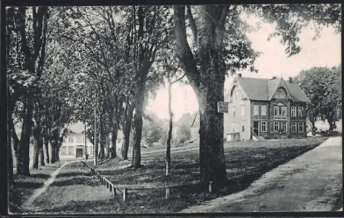 AK Zellerfeld, Partie am Markt mit Postamt