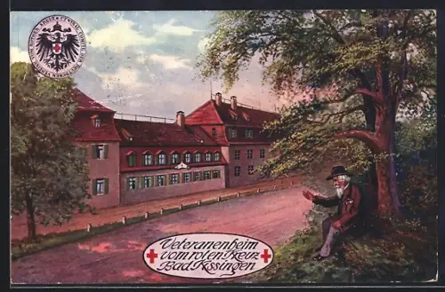 AK Bad Kissingen, Veteranenheim vom Roten Kreuz