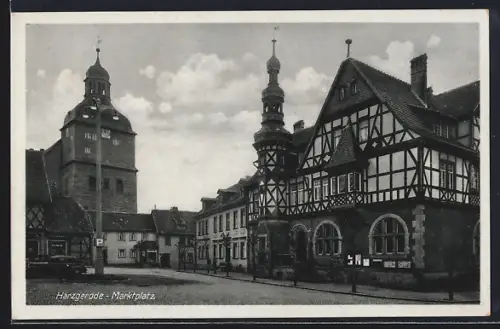 AK Harzgerode, Marktplatz