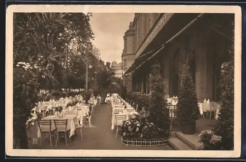 AK Berlin-Tiergarten, Weinhaus Rheingold, Terrasse am Potsdamer Platz