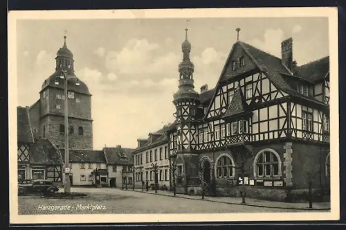 AK Harzgerode, Marktplatz