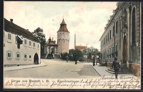 AK Rastatt i. B., Kapellenstrasse