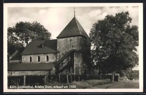 AK Köln-Lindenthal, Krieler Dom erbaut um 1100
