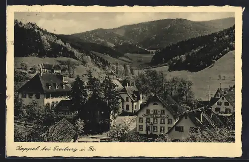 AK Kappel bei Freiburg, Gasthaus u. Pension Zum Kreuz, Bes. E. Hug