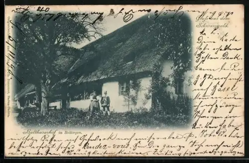 AK Hottingen, Ansicht vom Balthasarhof
