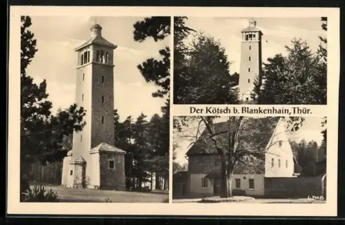 AK Blankenhain /Thür., Der Kötsch, Aussichtsturm