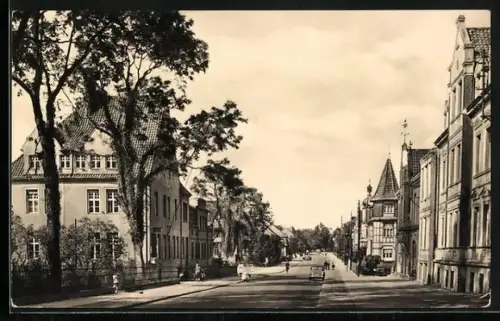 AK Klötze /Altmark, Bahnhofstrasse