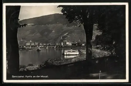 AK Berncastel, Partie an der Mosel