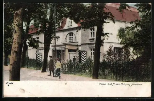 AK Kiel, Palais S. K. H. des Prinzen Adalbert