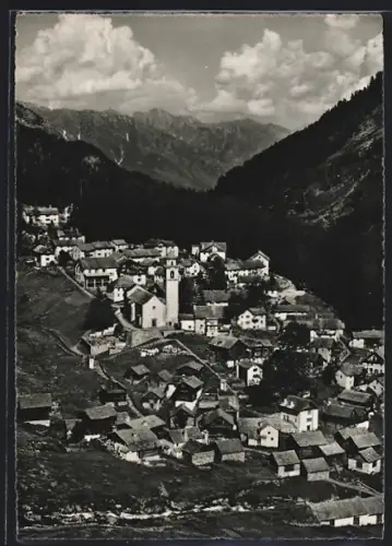 AK Bosco-Gurin, Panorama mit Bergen