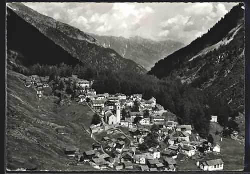 AK Bosco Gurin, Panoramablick ins Bergtal