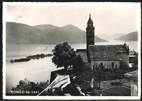 AK Ronco, Blick zur Kirche
