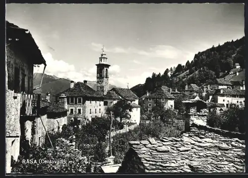 AK Rasa, Ortspartie mit Kirche