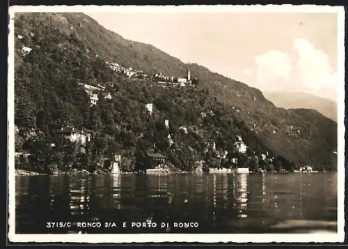 AK Ronco a. A., Panorama e Porto di Ronco