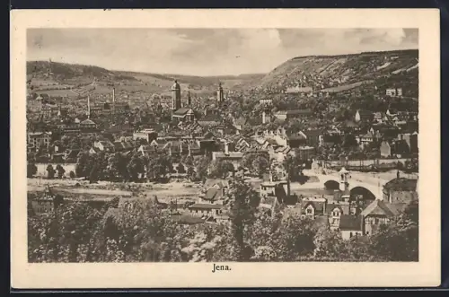 AK Jena, Teilansicht mit Kirche