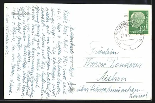 AK Rottenbuch /Obb., Blick auf das Kloster