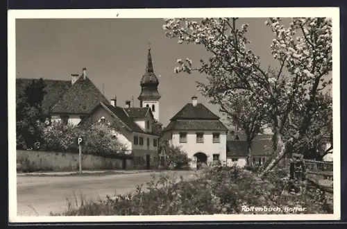 AK Rottenbuch / Ammer, Hoftor mit Strassenpartie