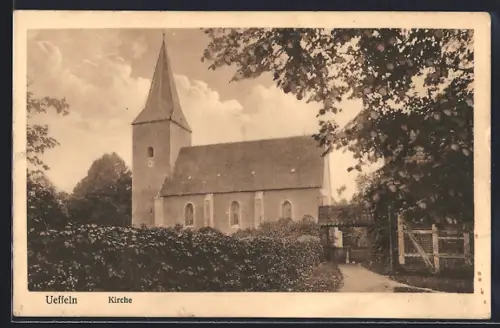 AK Ueffeln, Blick zur Kirche