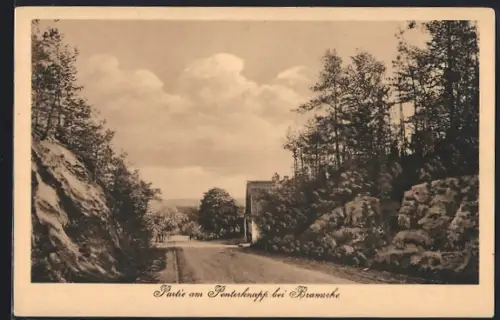 AK Bramsche, Strassenpartie am Penterknapp