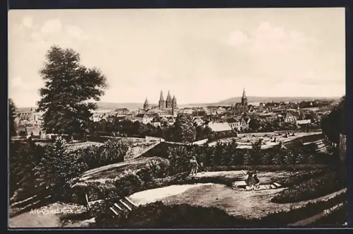 AK Alt-Osnabrück, Teilansicht mit Kirche
