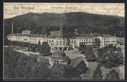 AK Bad Wildungen, Fürstliches Badehotel